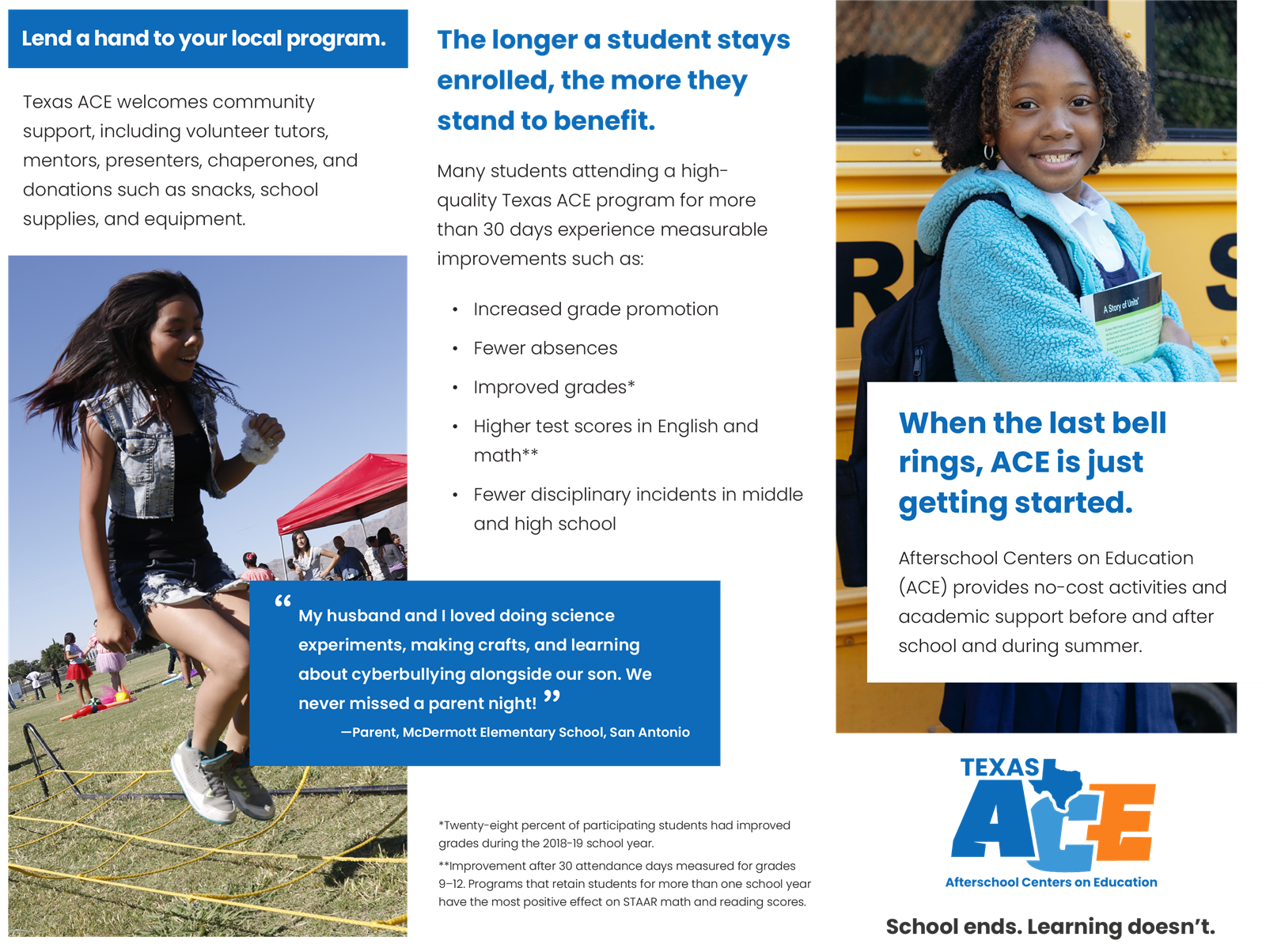 Boys & Girls Club ACE Brochure